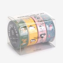 Masking tape 4p set - 02 Animal2 디자인문구/데코아이템/다이모/테이프/마스킹테이프