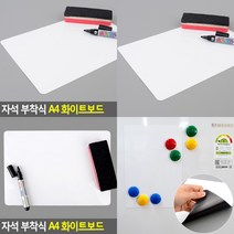 소울리드 자석 부착식 A4 화이트보드 칠판보드 벽걸이화이트보드