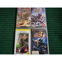 (실사진) PSP 몬스터헌터 세트 일괄 일판