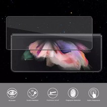 삼성 갤럭시 Z 폴드 2 3에 대한 엿보는 개인 정보 보호 강화 유리 전체 접착제 커버 화면 보호 필름 9H HD 보호 유리, 4PC, Clear