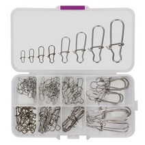 내구성 회전 Longline Fishhook 액세서리 야외 도구 오픈 클립 낚시 버클 핀 스냅 긴 라인 클립, 황금