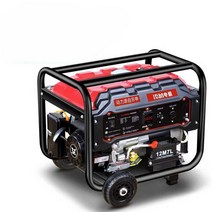 소형 발전기 220V 휴대용 야외 저소음 가솔린엔진, 4000W 손전등 통합 220V