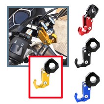 PCX 125 고리 후크 훅 핸들바 헬멧걸이 알루미늄후크홀더 스쿠터 바이크용품, (01)레드