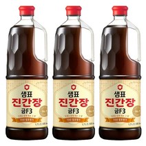 샘표 진간장 금F3 1.7L 3개, 1개
