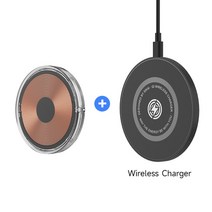 Logitech GPW G502 703 903 G Pro X 용 마우스 Qi 모듈 무선 충전 투명 맞춤형 마그네틱 액세서리, [06] normal2 with charger