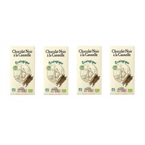CHOCOLATES SOLE 쇼콜라떼 솔레 56 프로 카카오 시나몬 계피 함유 다크 초콜릿 Dark chocolate 100g 4개, 1세트