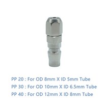 그리스건 공압 피팅 c 형 자동 잠금 퀵 커플 링 공기 압축기 용 풀 메탈 커넥터 커플러 공압 장비 니플 구리스 건, pp, 이십