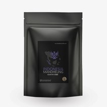 BLACK BEANS 인도네시아 만델링 홀빈 분쇄 200g 원두 커피, 더치용(더치용분쇄)