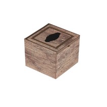 참무늬목 냅킨함 플라스틱 냅킨통