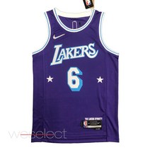 NBA 75주년 기념 다이아몬드 LA 레이커스 시티 에디션 르브론 제임스 스윙맨 져지 유니폼