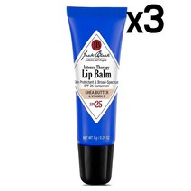 잭블랙 립밤 시어버터 비타민E SPF25 3팩 Jack Black Lip Balm