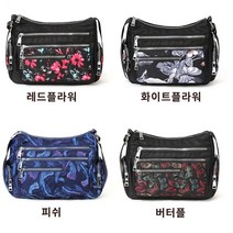 할머니 선물 꽃중년 꽃무늬 옆으로 매는가방 생신선물 꽃놀이가방 어머니선물