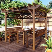 야외 정원 공원 주택 정자 파고라 오두막, 정자/의자/테이블 세트
