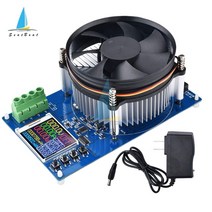 150W 10A 가변 정전류 전자 부하 배터리 테스터 리튬 용량 모니터 방전 충전 전력 미터, 02 US Plug