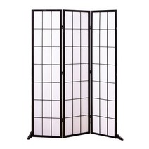 [주식회사 가구야히메] 원목 병풍 3단 파티션, 색상:화이트