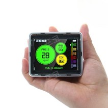 실내용 미세먼지 측정기 포름알데히드 TVOC PM2.5, 실용버전-포름알데히드+CO2+VOC+온도및습도