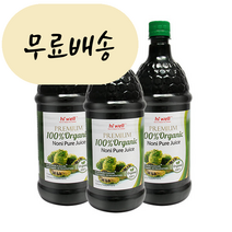 뉴질랜드 하이웰 유기농 노니원액 1리터 [미국 직배송], 1개, 1l