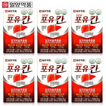 일양약품 포유칸 간 건강기능식품 밀크씨슬 비타민B군, 60g, 6개