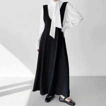 모던 뷔스티에 플레어 원피스