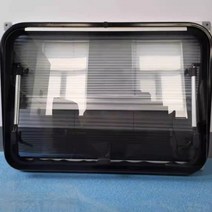 카라반 캠핑카 창문 부품 이중창 모기장 강화유리, 500x300, 1개