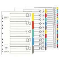 [알파] 인덱스간지 I-610 PVC 10분류 A4