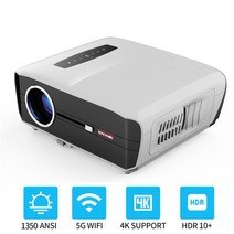 빔프로젝터 4K 15000 루멘 비디오 프로젝터 스마트폰 안드로이드 와이파이 데이터 쇼 빔 홈 시어터 1080p 풀 HD, [02] A15 White, [03] AU 플매트 카펫 러그, 04 A15 White_03 AU 플러그