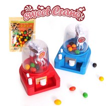 + 소형 사탕집게 사탕머신 캔디크레인 2개 쵸코볼, II옵션xII