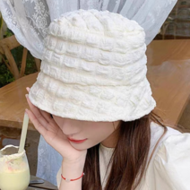 꼬마주 꾸안꾸 와플 버킷햇