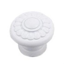지름 29mm 꽃 대형 화이트 가구손잡이 주말 장농 셀프