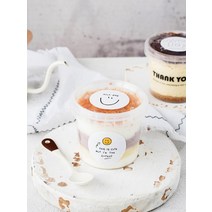 보틀 케이크 용기 티라미수 사각 통 티라미슈 케이스 조각 포장 컵과일 디저트 도시락 75, 365ml 디저트 용기 10개
