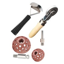 QDY 타이어 패치 도구 자동차용 청각 베어링 전기 자전거 오토바이, 금속, 나무 손잡이