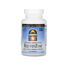 소스 네추럴스 RejuvenZyme 판크레아틴 브로멜라인 파파인 트립신 키모트립신 120 캡슐