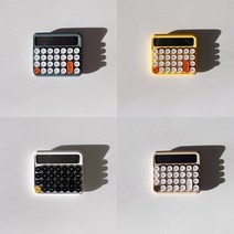 레트로 계산기 타자기 키보드 기계식 디자인, 베이지