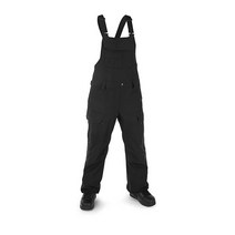 Volcom 여성용 Creston 스트레치 스노우보드 스키 빕 오버롤 스노우팬츠 모하비 타이다이 S3 L 미국509103, Black S3, Large