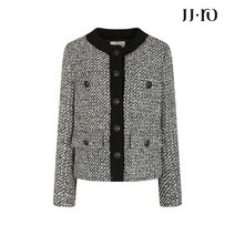 JJ지고트 JJ.ro 라인 배색 부클레 트위드 재킷 GMCA0JKR1