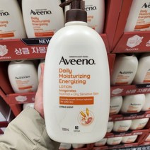 코스트코 AVEENO 데일리 모이스춰라이징 에너자이징 로션 1000ML 자몽향, 1 통, 1000ML 1통