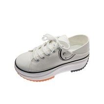 한수위 스마일 여성 키높이 통굽 스니커즈