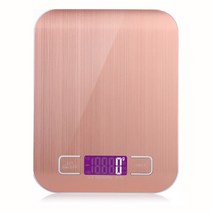 스테인레스 스틸 디지털 usb 주방 저울 10kg5kg 전자 정밀 우편 식품 다이어트 규모 요리 베이킹 측정 도구, 금, 5kg