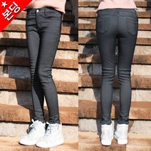 동대문스타일 히든밴딩 스키니핏 여성 본딩 청바지 본딩 겨울바지 여자 기모팬츠 스판 LP1030