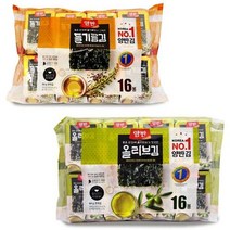 선물세트 선물세트 양반김 추석 설 샤인빈 김 16봉 명절 명절, 들기름+올리브16봉