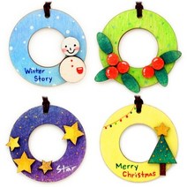 에코키즈 크리스마스 목걸이 만들기 (4종 택1) (ICE) 완구 문구 도매 학습준비물 로봇 사무, 2.리스