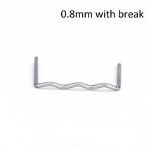 플라스틱 용접기 범퍼 인두기 500PCS 웨이브 스테이플 S /V/ M 핫멜트 용품 0.6mm & 표준 프리 컷 범퍼 차, 02 small Wave_02 500PCS