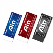 YVA435728펜텔 하이폴러미 아인 대형 지우개 3개, 레드(소프트)