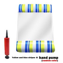 라운지체어 인테리어의자 디자인 PVC 여름 공기주입 물 해먹 접이식 쾌락 라운지 의자 플로팅 침대 쿠션 수, 14 Type2