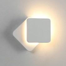 LED 폴링 벽등 8W 원형 사각 실내 무드등 인테리어 카페 조명, LED 폴링 원형 (블랙)