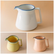 피어몰 이천도자기 팔레트 도자기 저그 2호 850ml, 화이트