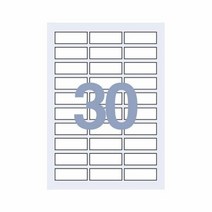 라벨용지 세모네모 라벨지 100매 C 3033 30칸 5822