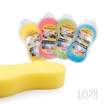 [BellosMarket][무료배송] 세차용스폰지(색상랜덤)10개 세차스폰지 다용도스폰지