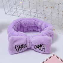 여성 산호 양털 탄성 헤어 밴드 소프트 워시 페이스 헤어 밴드 활 머리띠 헤어 액세서리