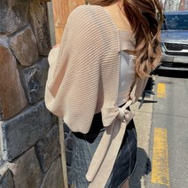 6color 씬 크롭 백라인 크롭 볼레로 여리핏 트임 리본 슬릿 백라인 롱슬리브 데일리룩 데이트룩 가디건 crop slit ribbon bolero cardigan